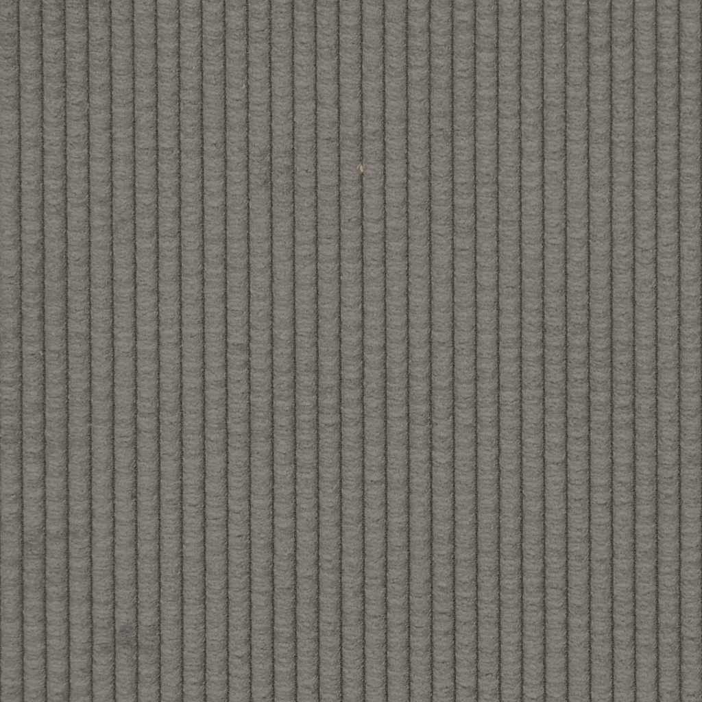 Világosszürke kordbársony szövet kanapéfotel 59 cm