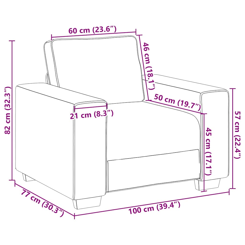 Sötétzöld bársony kanapéfotel 60 cm Sötétzöld bársony kanapéfotel 60 cm