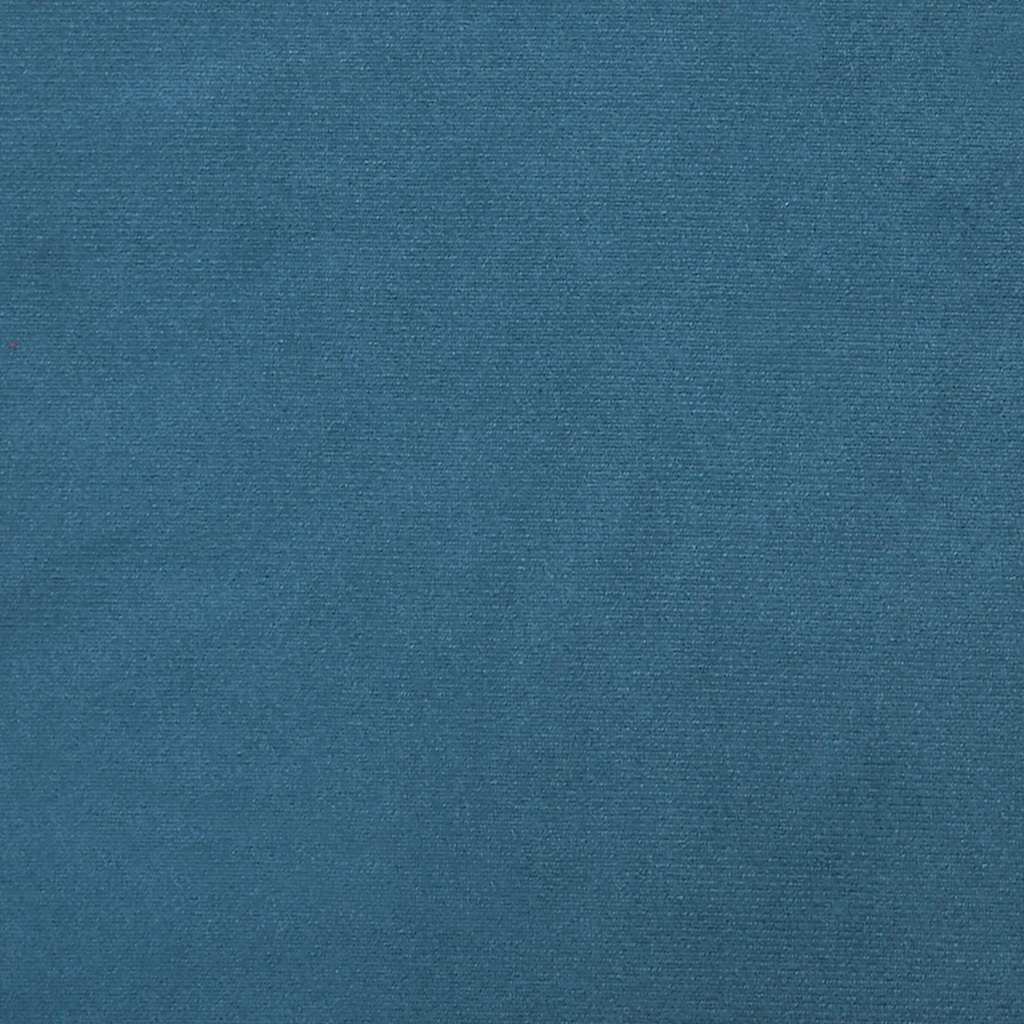 Kék bársony loveseat kanapé 140 cm