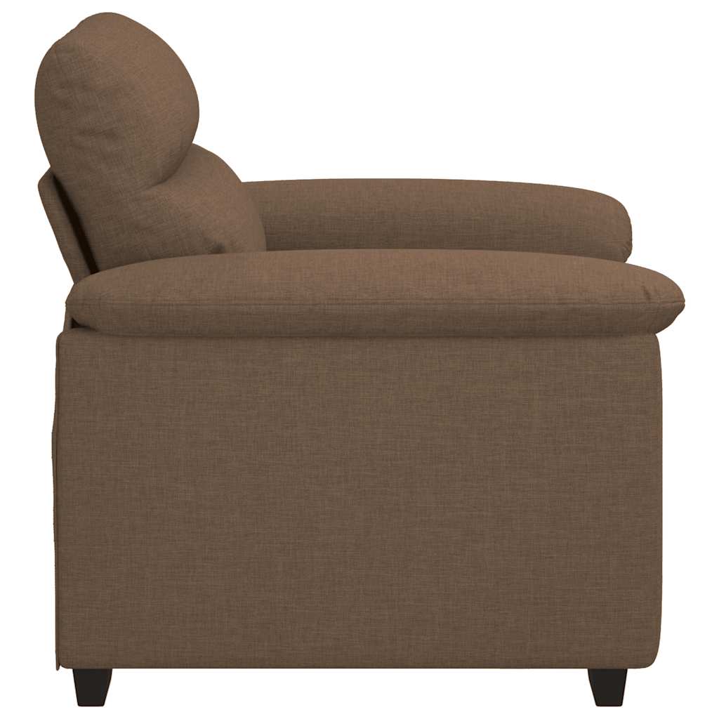 Barna szövet kanapéfotel 60 cm Barna szövet kanapéfotel 60 cm