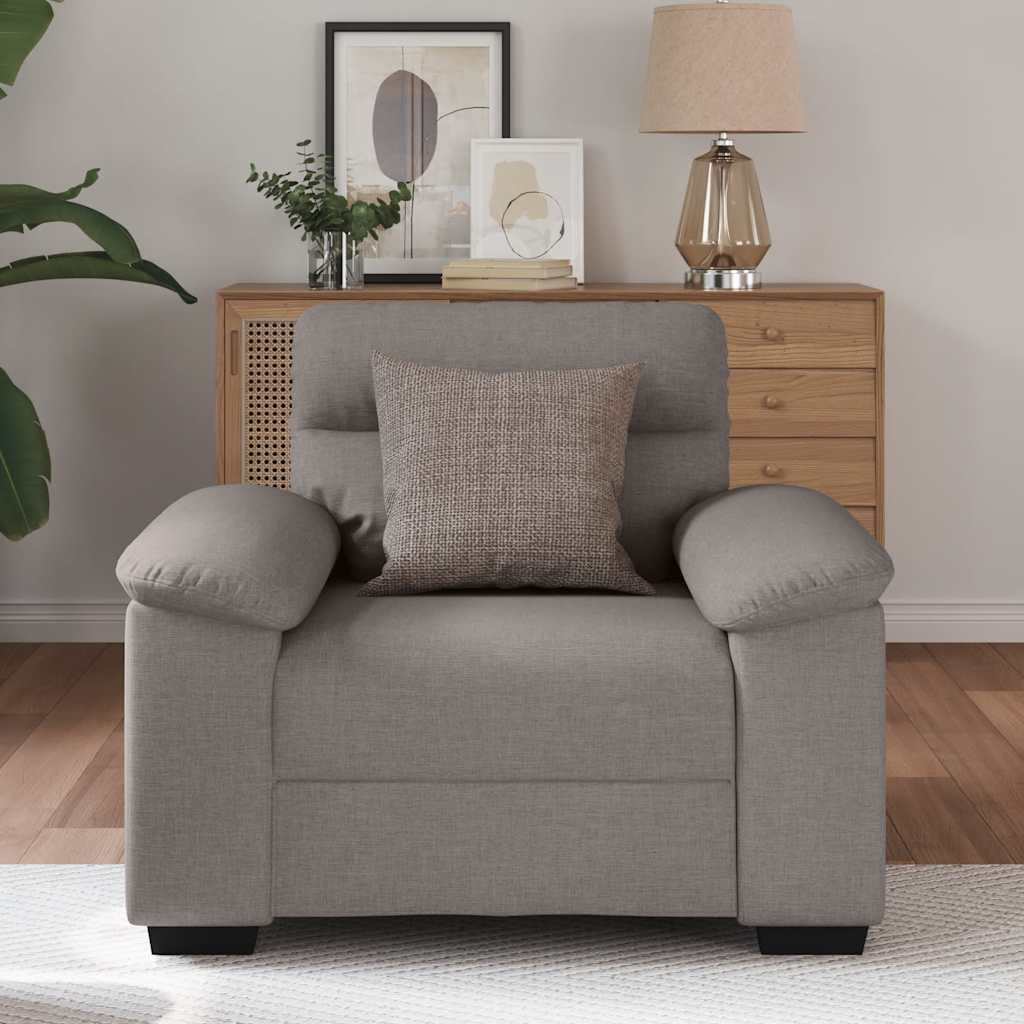 Tópszínű szövet kanapéfotel 60 cm Tópszínű szövet kanapéfotel 60 cm