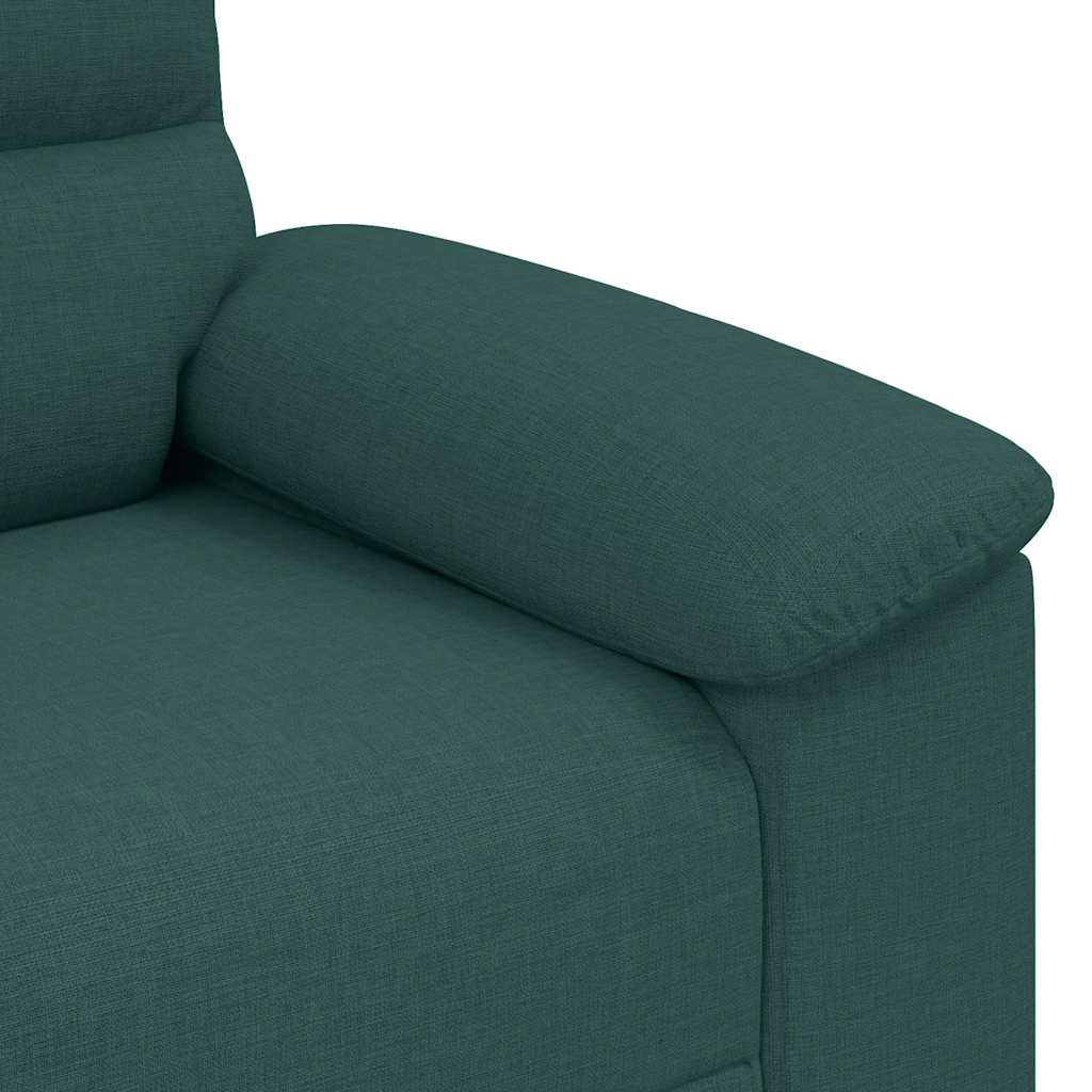 Kétszemélyes sötétzöld szövet kanapé 120 cm Kétszemélyes sötétzöld szövet kanapé 120 cm