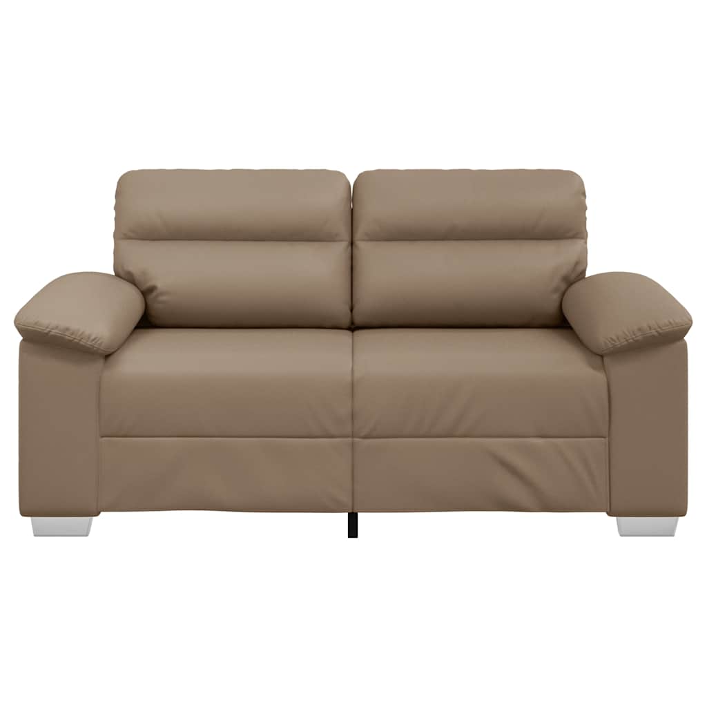 2 személyes cappuccino színű műbőr kanapé 120 cm 2 személyes cappuccino színű műbőr kanapé 120 cm