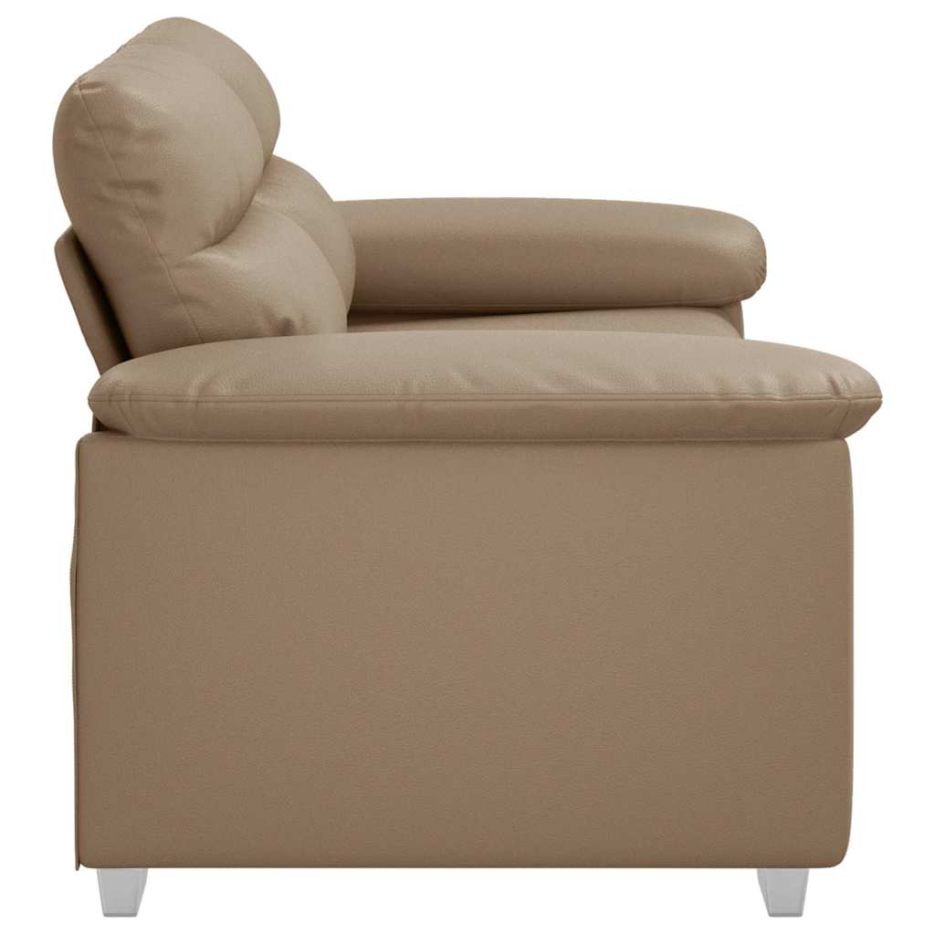 2 személyes cappuccino színű műbőr kanapé 120 cm 2 személyes cappuccino színű műbőr kanapé 120 cm