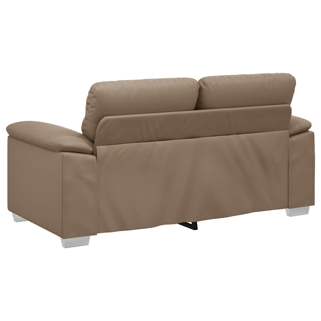 2 személyes cappuccino színű műbőr kanapé 120 cm 2 személyes cappuccino színű műbőr kanapé 120 cm