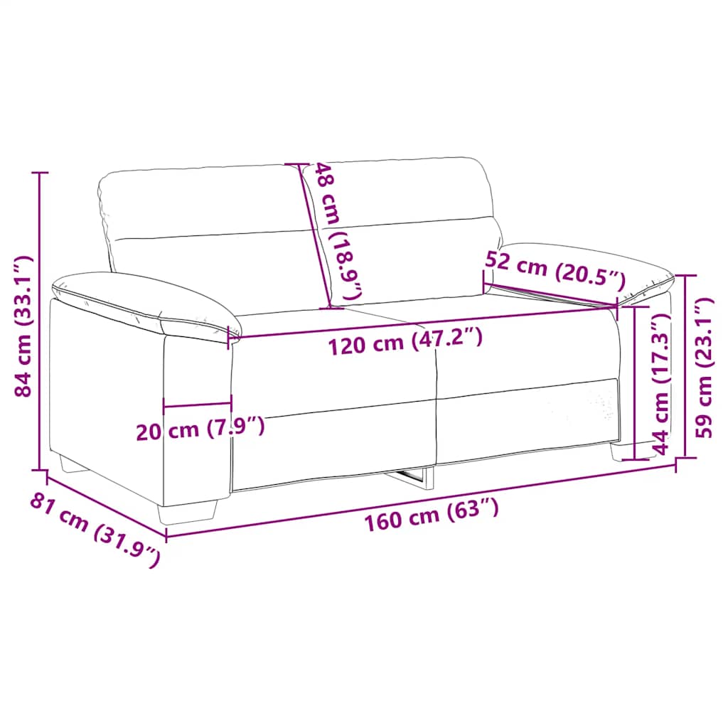 2 személyes cappuccino színű műbőr kanapé 120 cm 2 személyes cappuccino színű műbőr kanapé 120 cm