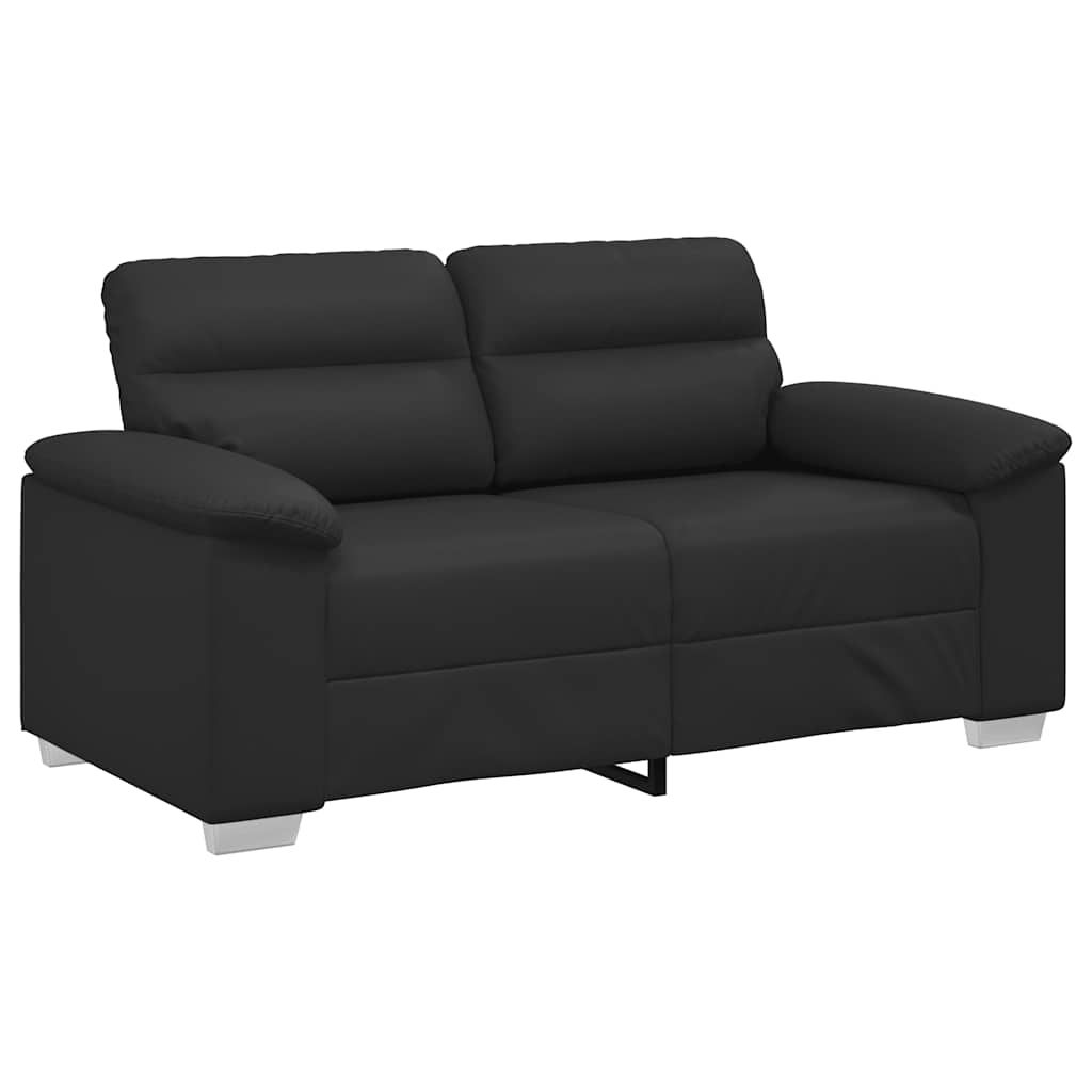 2 személyes fekete műbőr kanapé 120 cm 2 személyes fekete műbőr kanapé 120 cm