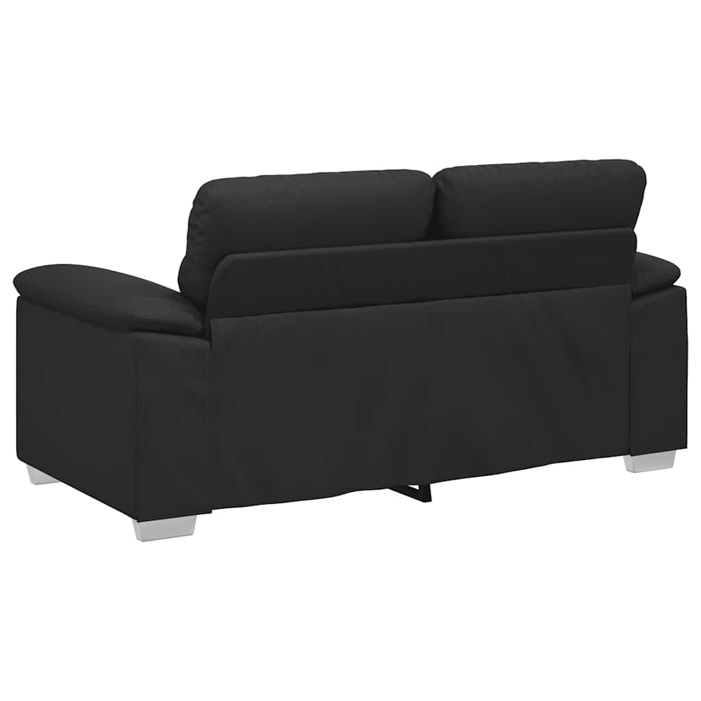 2 személyes fekete műbőr kanapé 120 cm 2 személyes fekete műbőr kanapé 120 cm