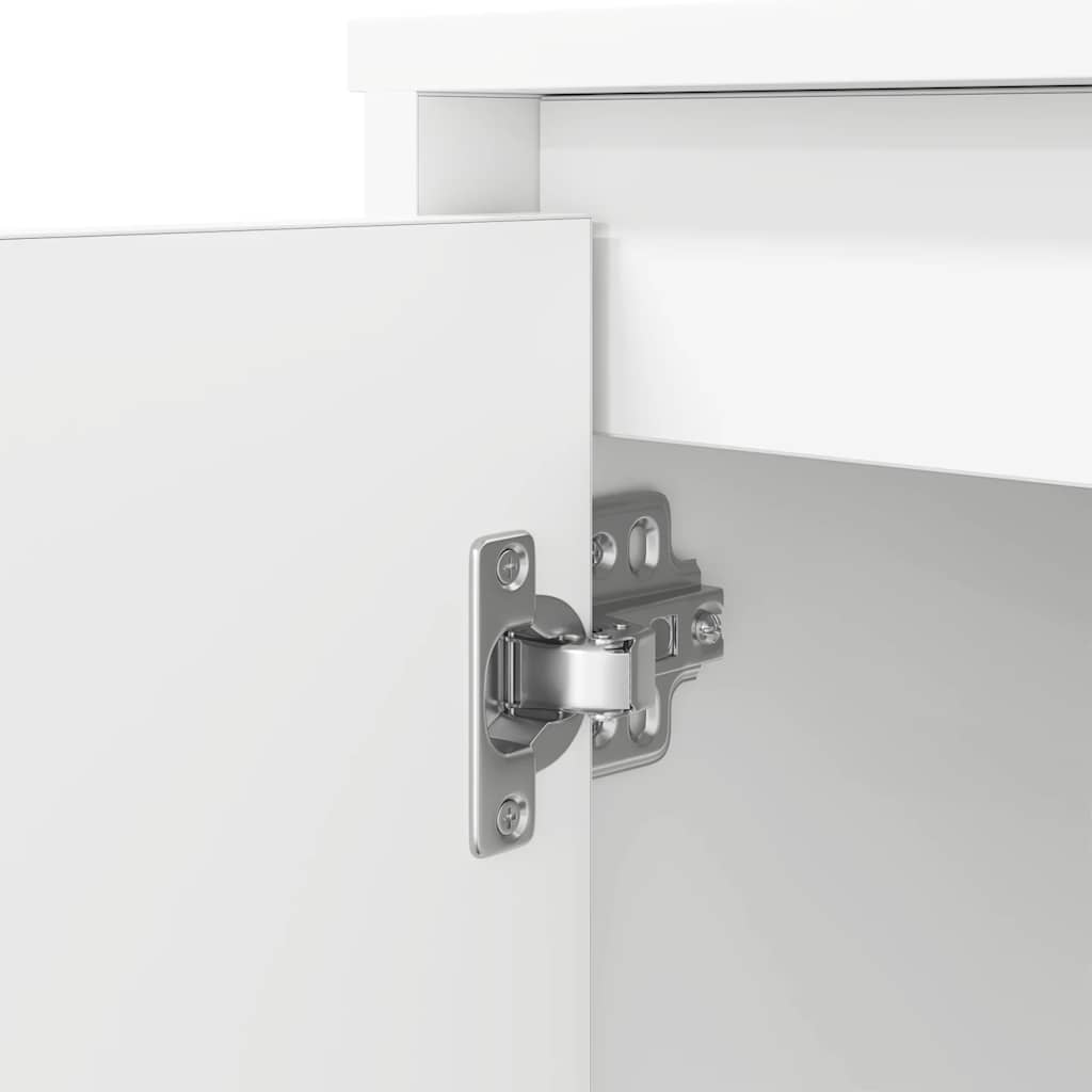 Fehér forgácslap íróasztal 120x42x76 cm