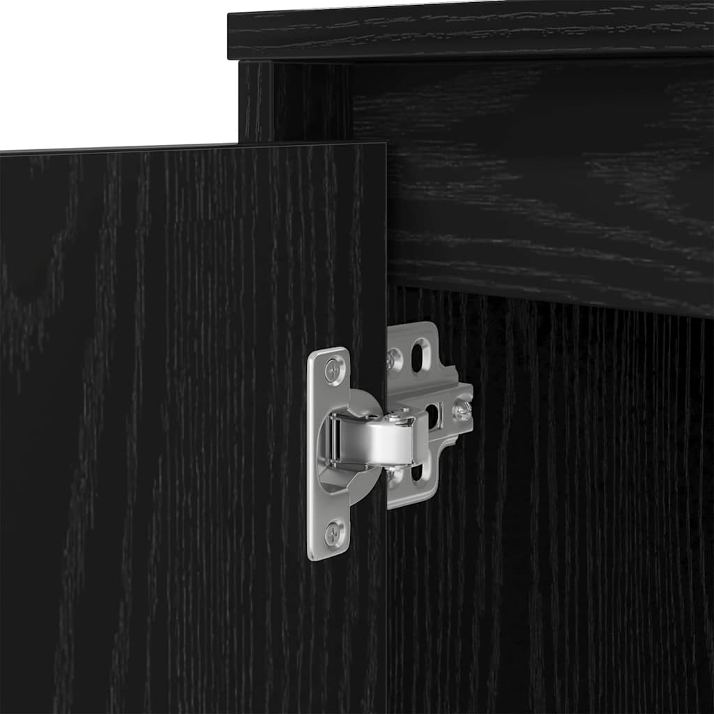 Fekete tölgy forgácslap íróasztal 120x42x76 cm