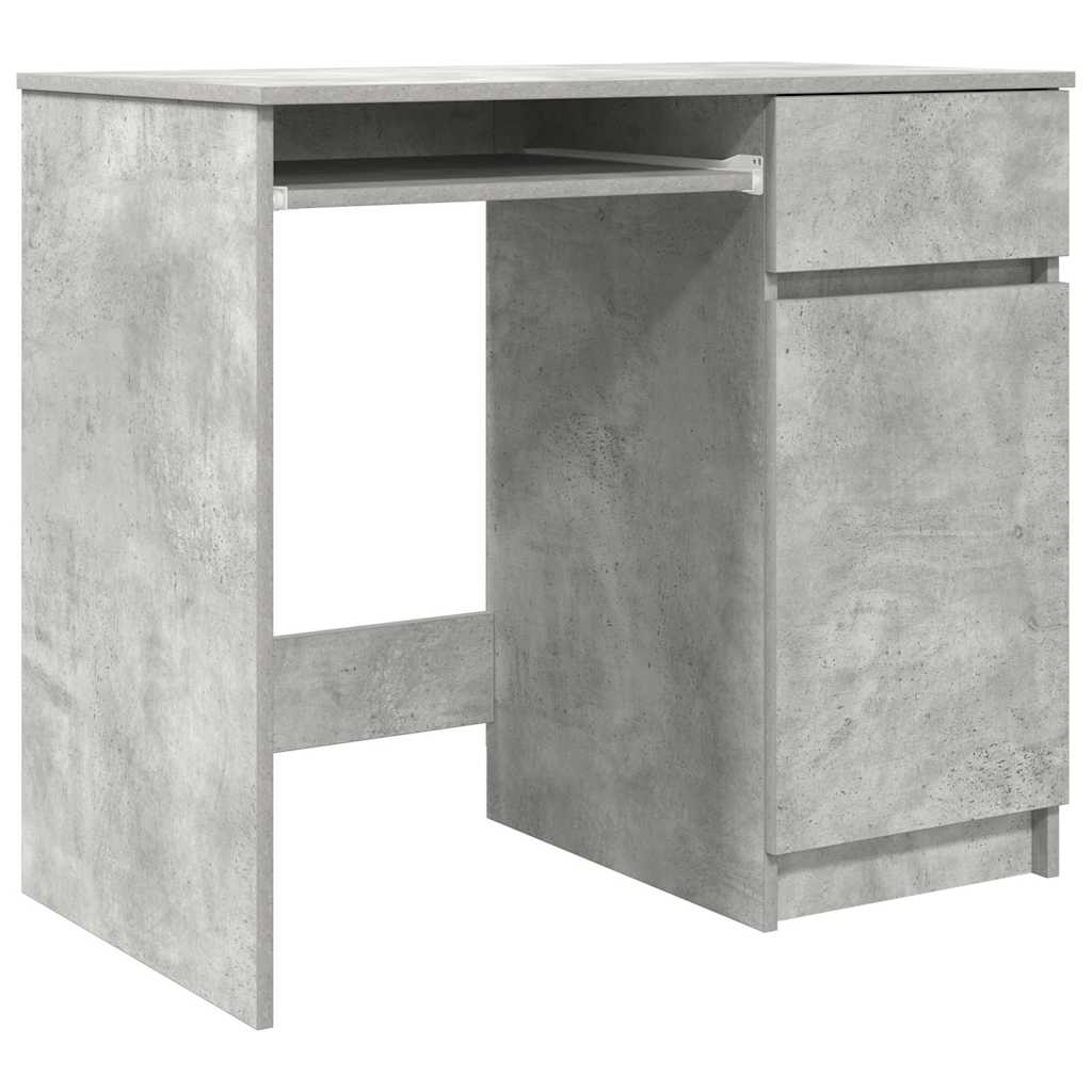 Betonszürke forgácslap íróasztal 86x49x76 cm Betonszürke forgácslap íróasztal 86x49x76 cm