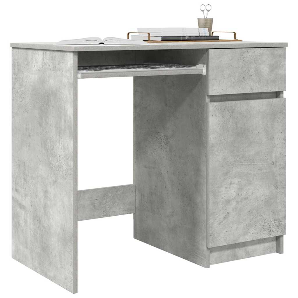 Betonszürke forgácslap íróasztal 86x49x76 cm Betonszürke forgácslap íróasztal 86x49x76 cm