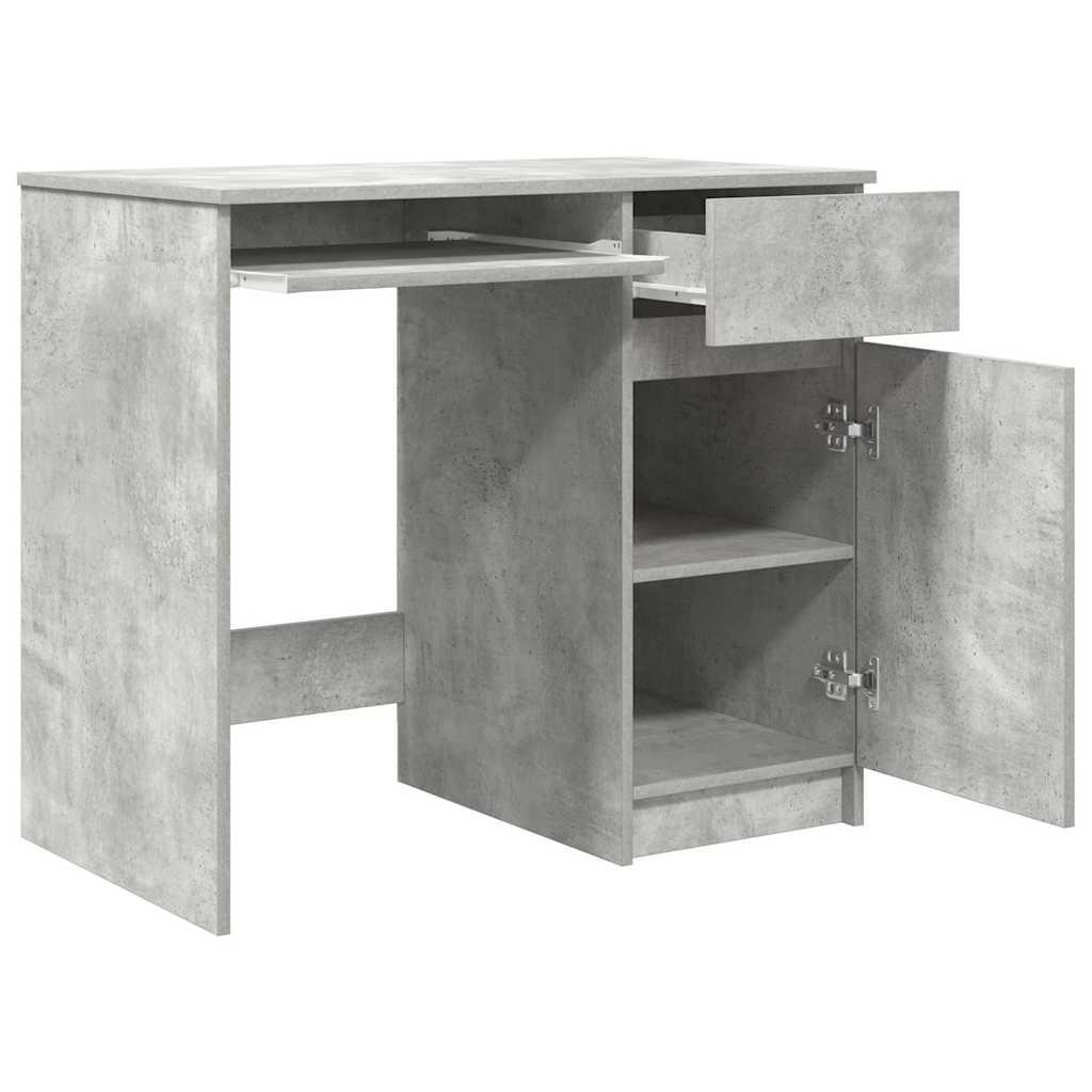 Betonszürke forgácslap íróasztal 86x49x76 cm Betonszürke forgácslap íróasztal 86x49x76 cm