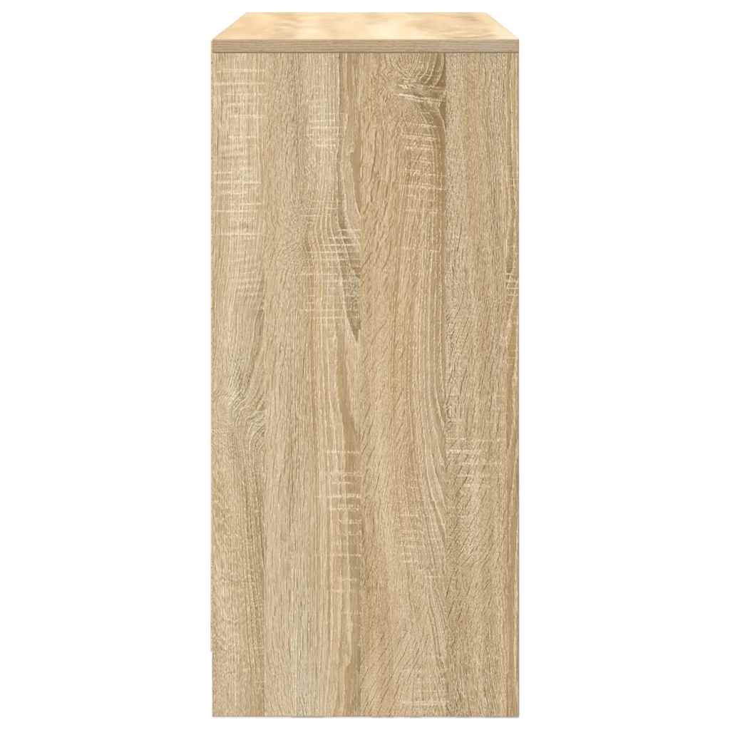 Sonoma tölgy komód fiókokkal és ajtókkal 70,5x34x74,5 cm
