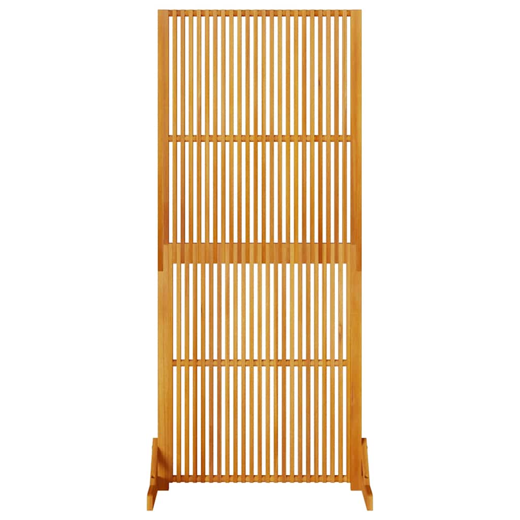 Tömör akácfa adatvédelmi paraván beltéri/kültéri 180,5 cm