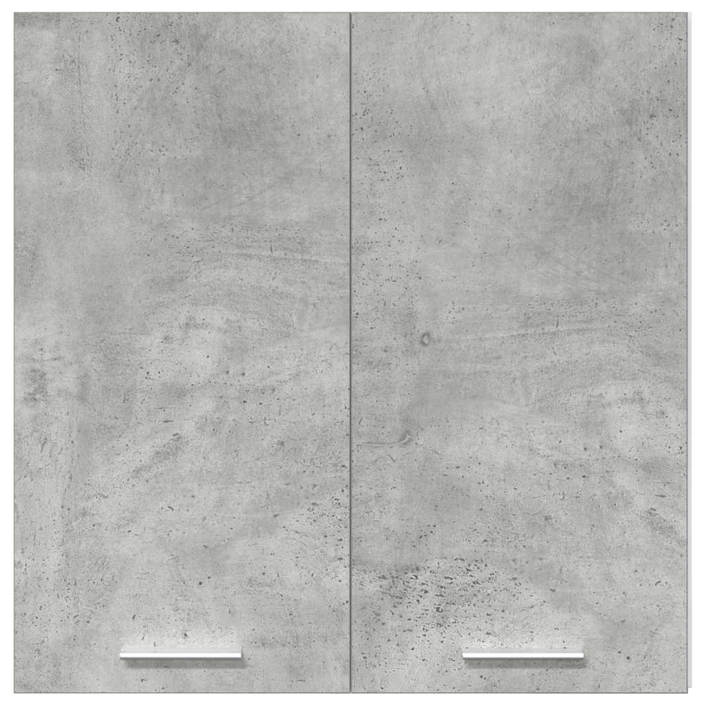 Betonszürke szerelt fa konyhai fali szekrény 60x31x60 cm