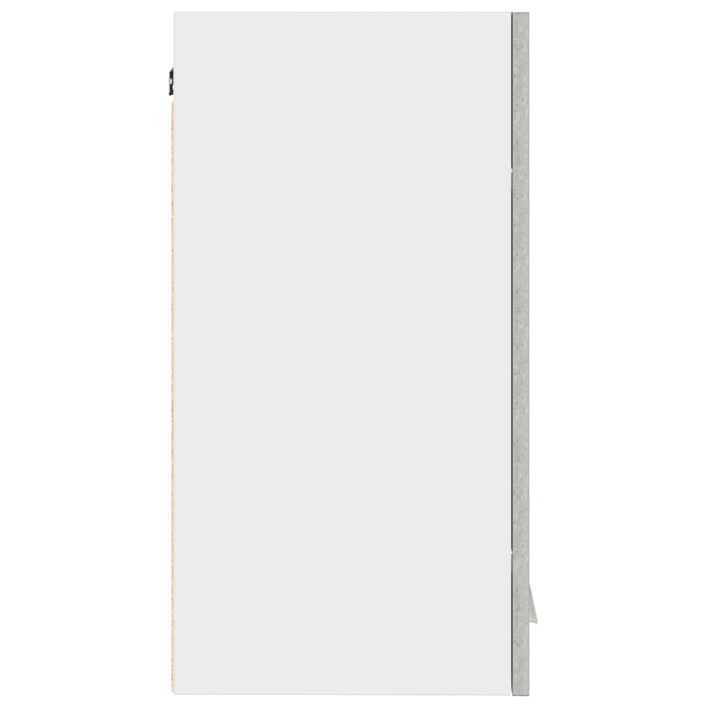 Betonszürke szerelt fa konyhai fali szekrény 60x31x60 cm