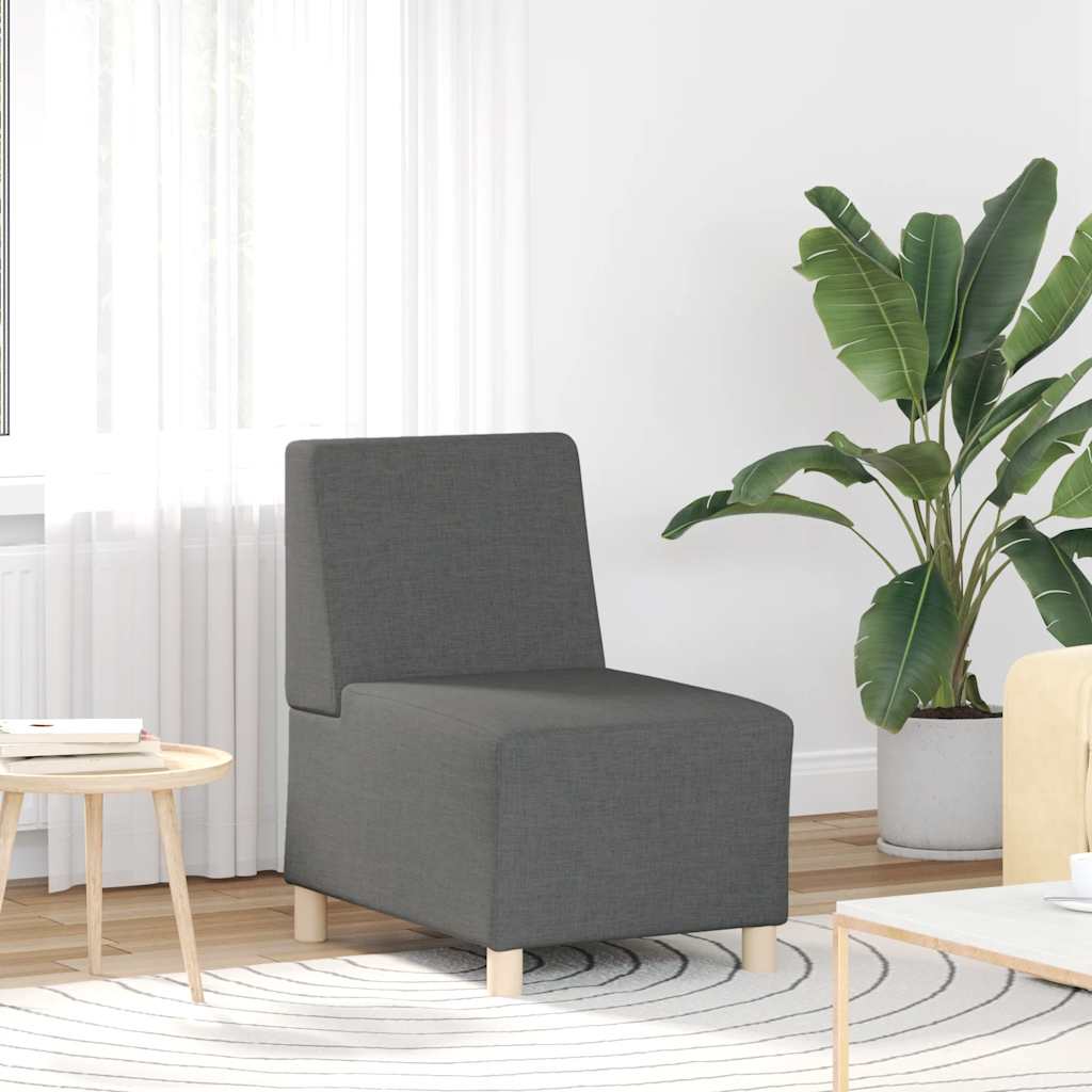 Sötétszürke szövet kanapéfotel 55 cm Sötétszürke szövet kanapéfotel 55 cm