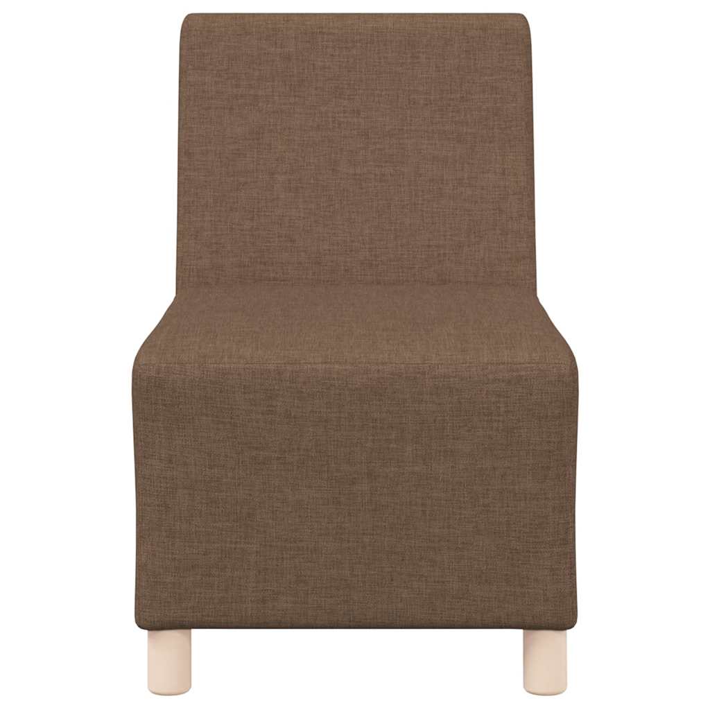 Barna szövet kanapéfotel 55 cm
