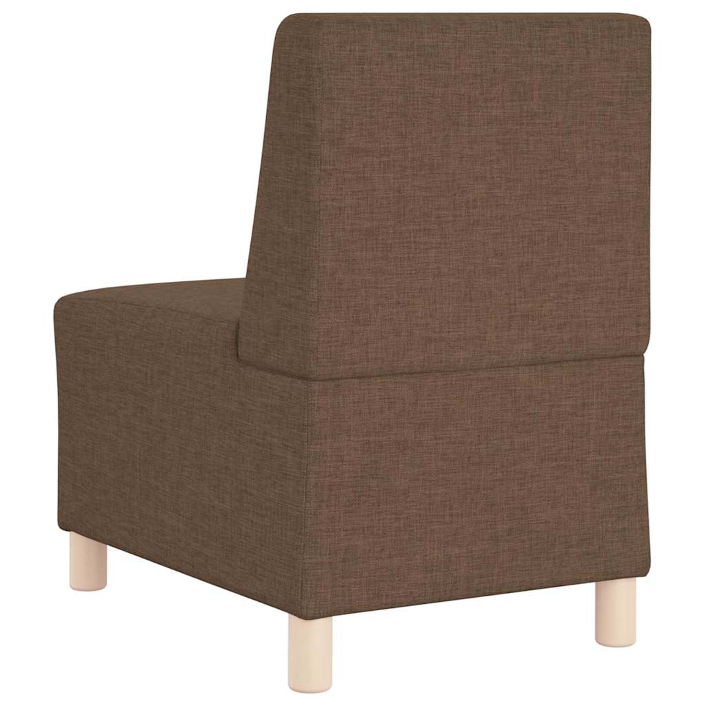 Barna szövet kanapéfotel 55 cm