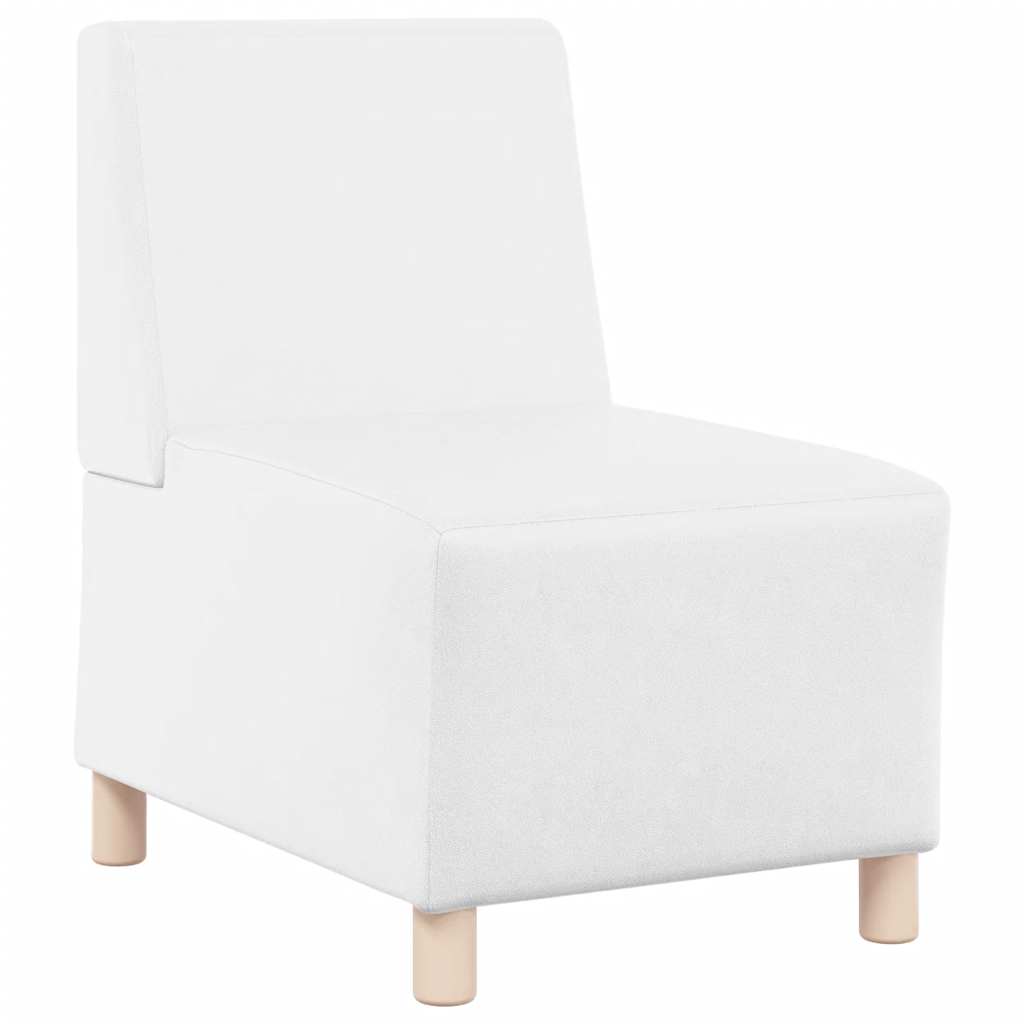 Fehér műbőr fotel 55 cm Fehér műbőr fotel 55 cm