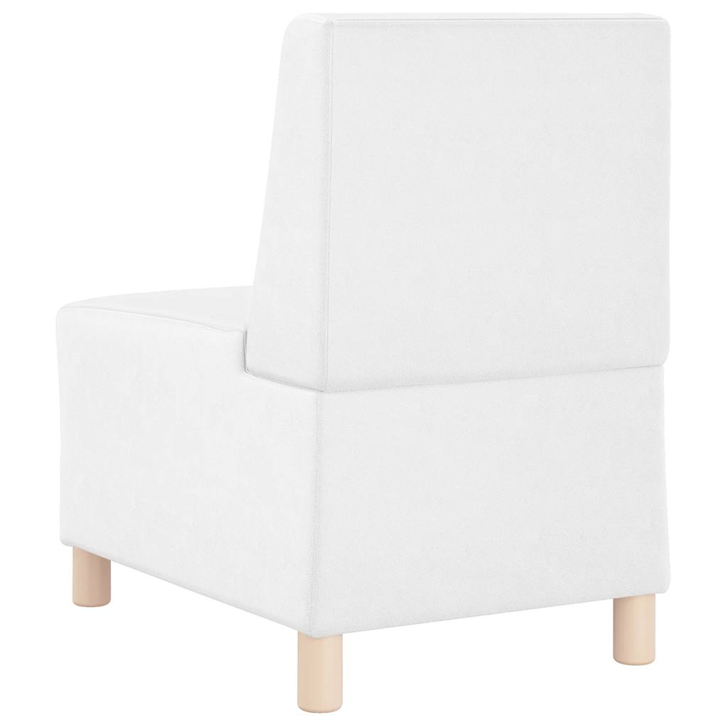 Fehér műbőr fotel 55 cm Fehér műbőr fotel 55 cm