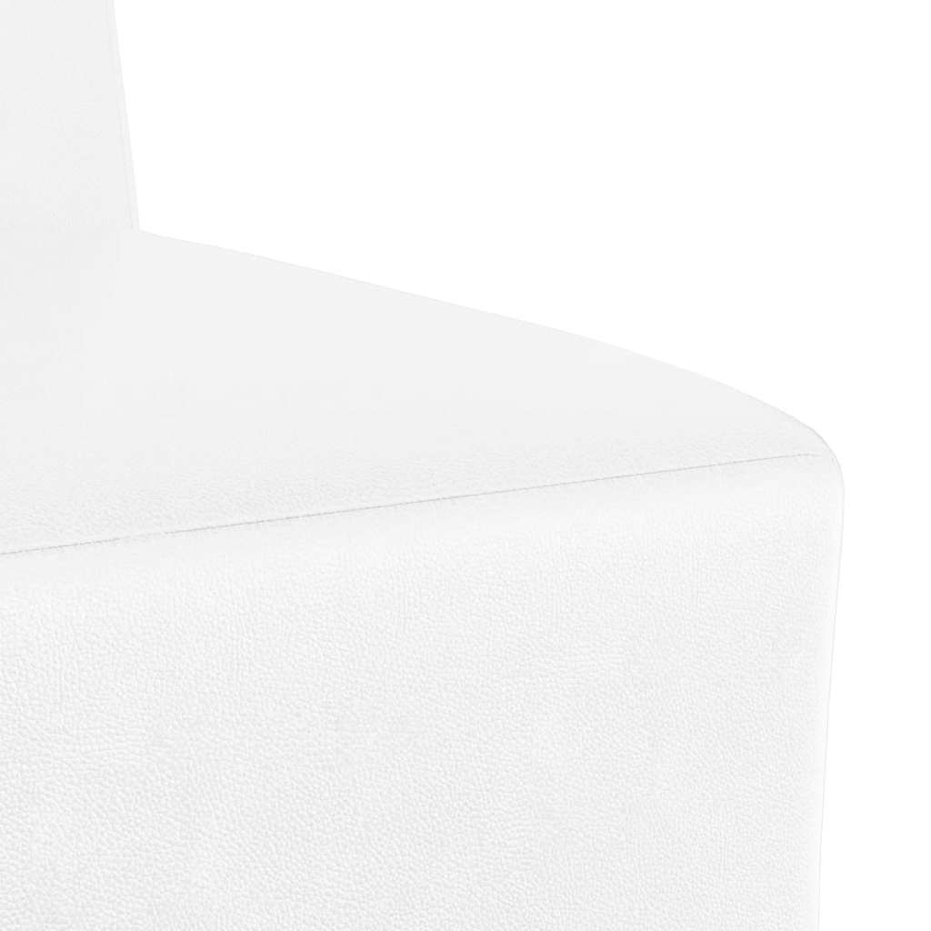 Fehér műbőr fotel 55 cm Fehér műbőr fotel 55 cm