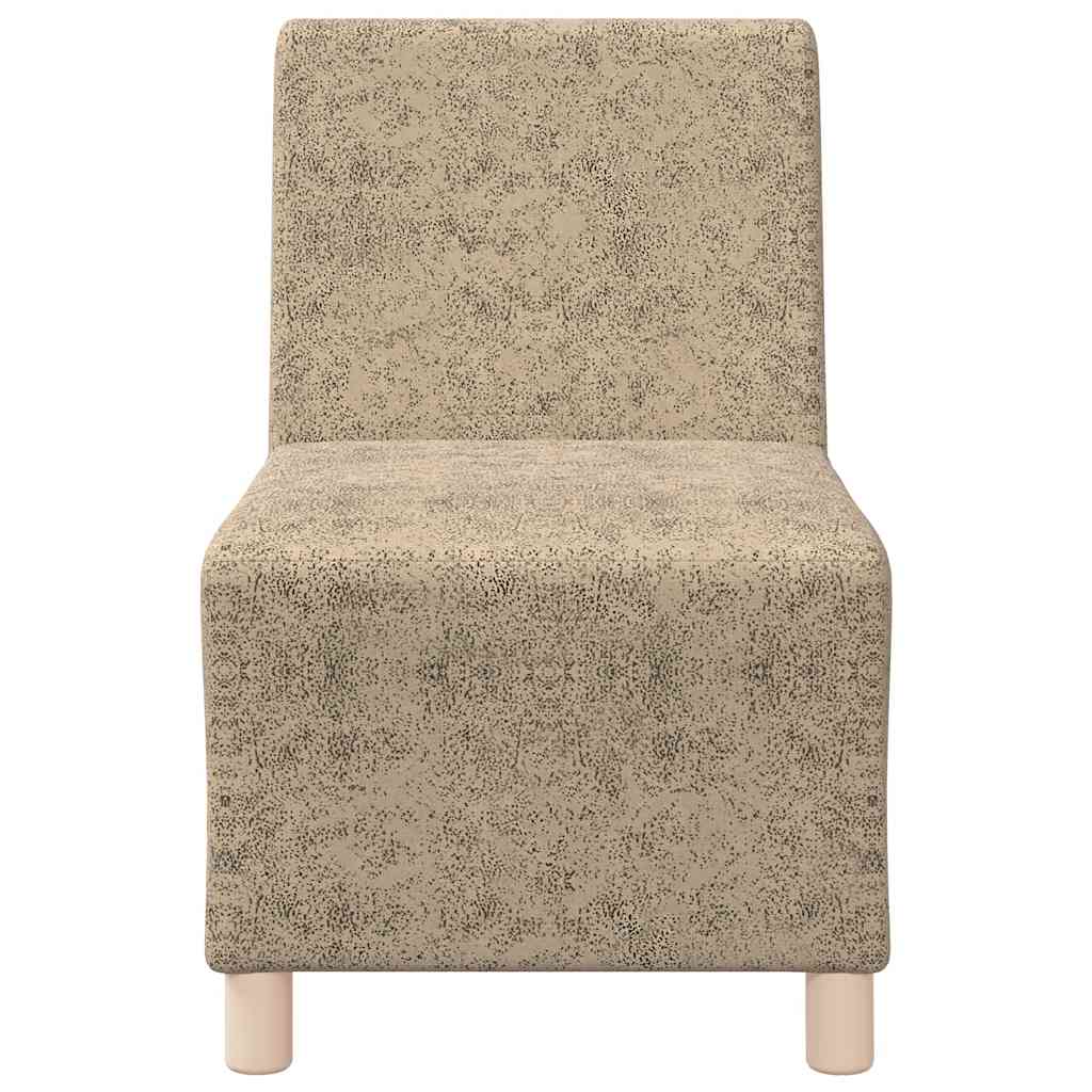 Világosszürke művelúr kanapéfotel 55 cm Világosszürke művelúr kanapéfotel 55 cm