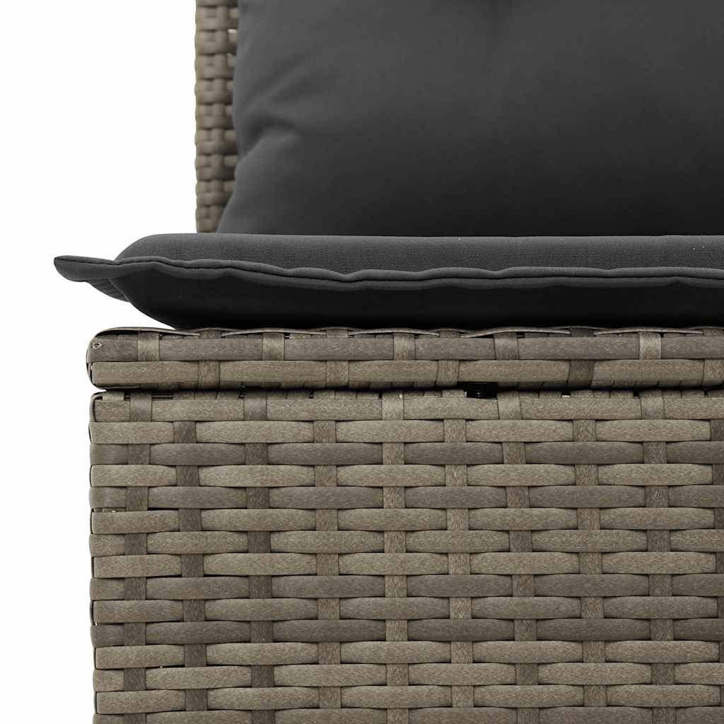 5 részes szürke polyrattan kerti ülőgarnitúra párnákkal 5 részes szürke polyrattan kerti ülőgarnitúra párnákkal