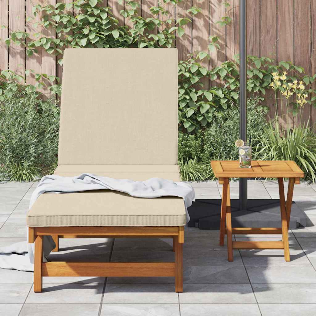 Napozó barna 199 x 63 x 85 cm tömör akácfa