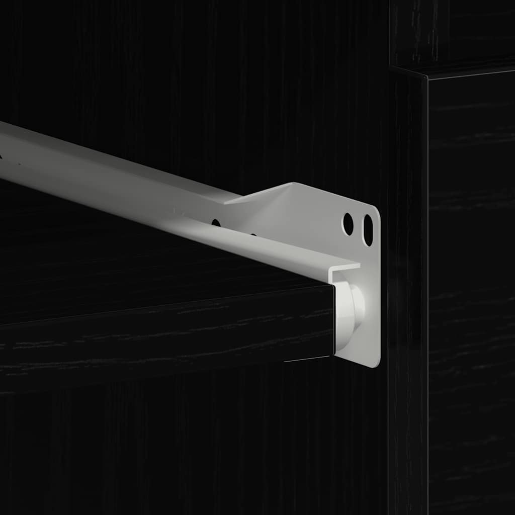 Fekete tölgy forgácslap íróasztal 90 x 45 x 76 cm