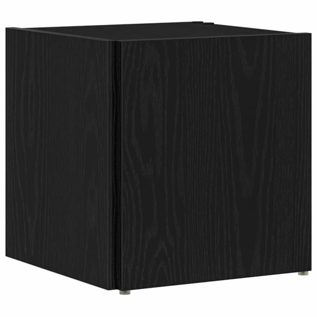 Sarokpolcok fekete tölgy 33 x 33 x 34,5 cm faanyag