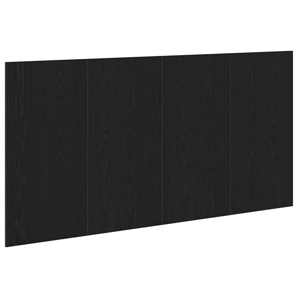 Ágyszerkezet fejtámla fekete tölgy 160 x 1.5 x 80.5 cm faanyag