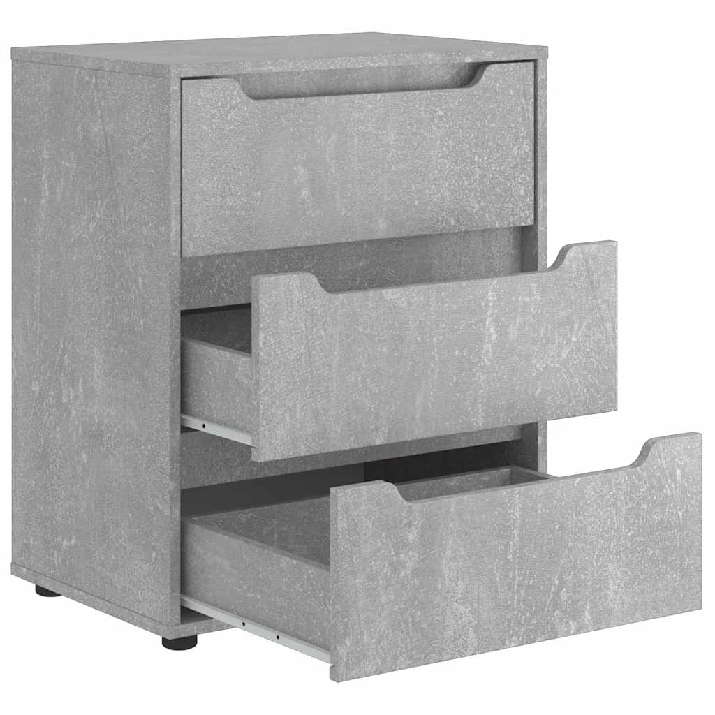 Visnes betonszürke szerelt fa tálalószekrény 60x40x73 cm Visnes betonszürke szerelt fa tálalószekrény 60x40x73 cm
