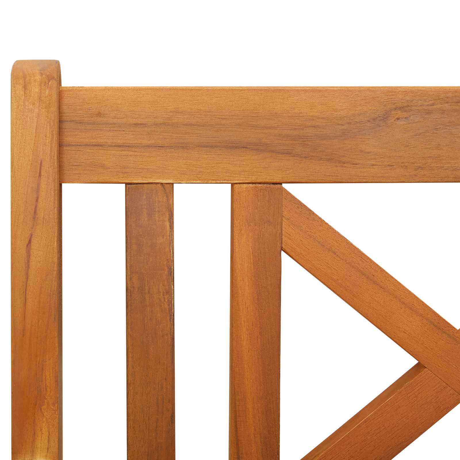 Kerti pad természetes 110 x 56 x 90 cm tömör akácfa
