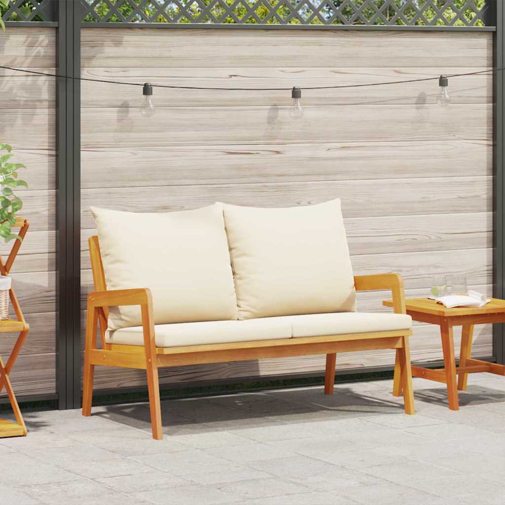 Kerti pad olaj természetes 115 x 65 x 71 cm tömör akácfa