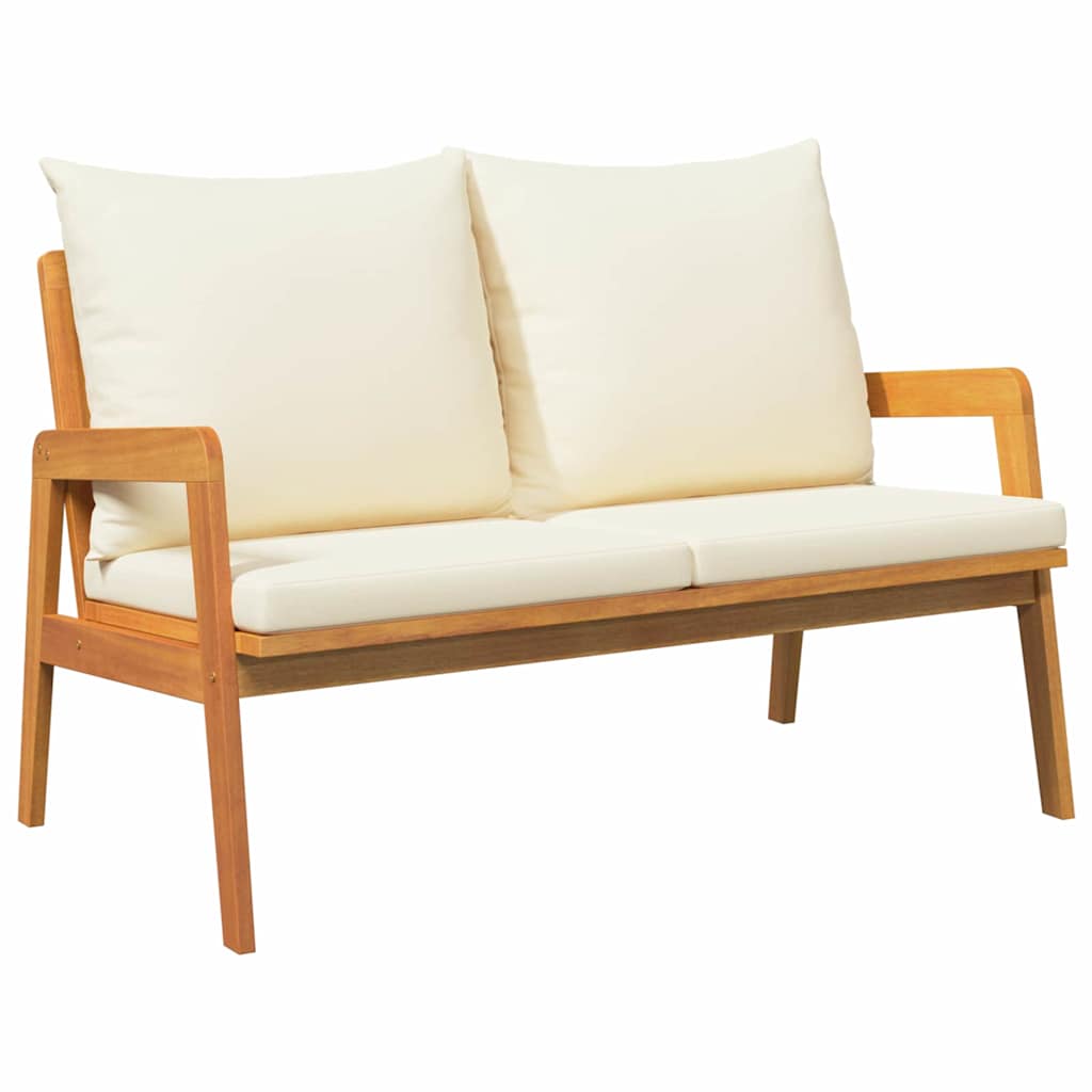 Kerti pad olaj természetes 115 x 65 x 71 cm tömör akácfa