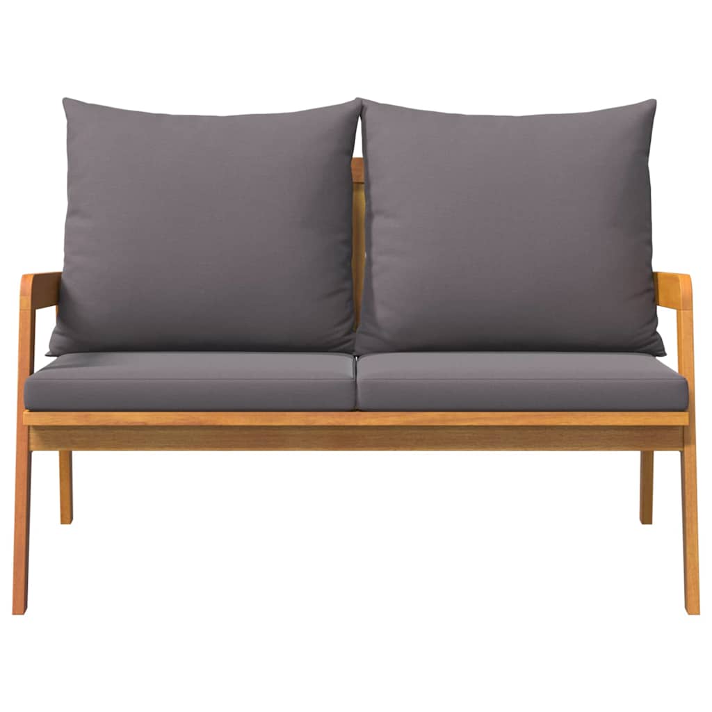 Kerti pad olaj természetes 115 x 65 x 71 cm tömör akácfa