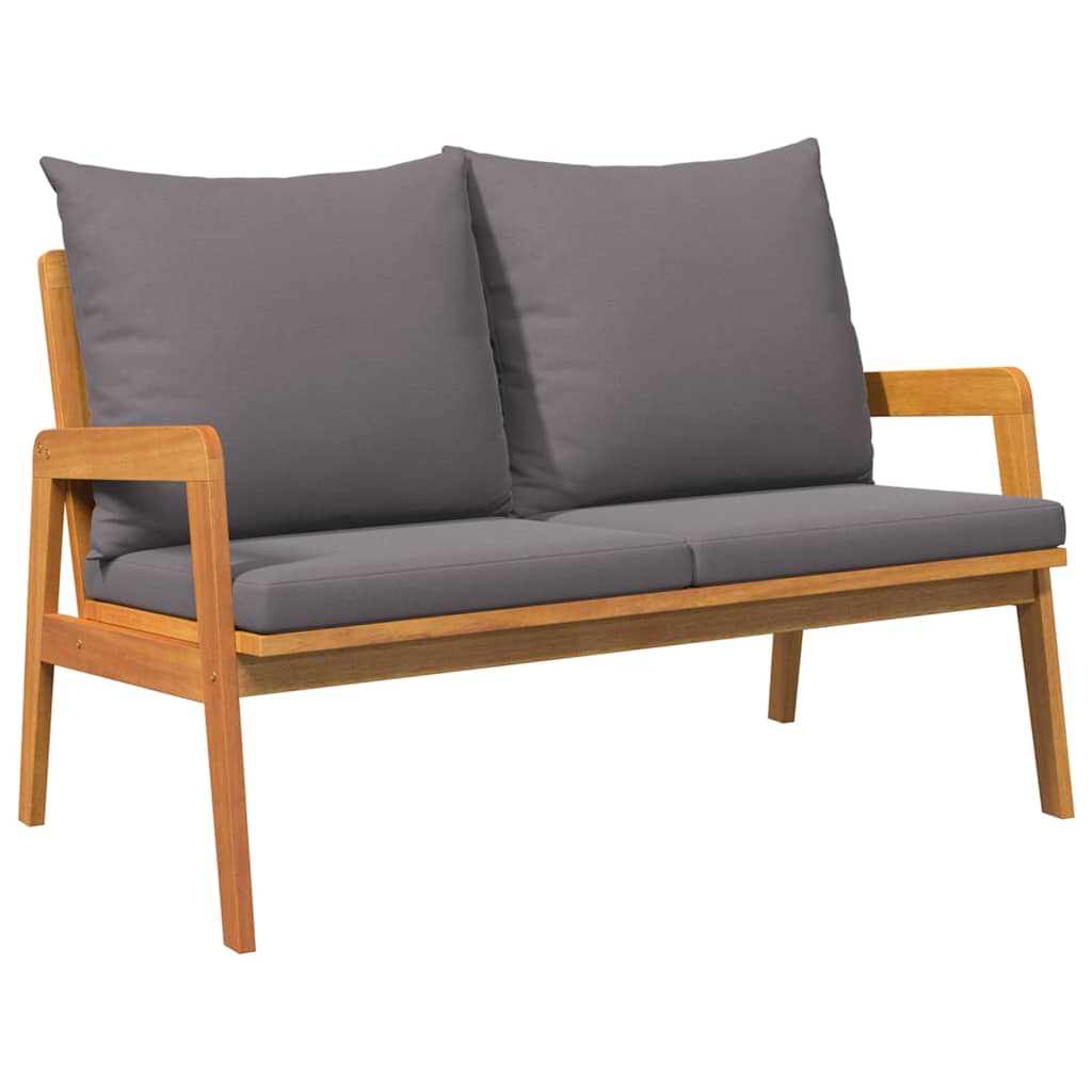 Kerti pad olaj természetes 115 x 65 x 71 cm tömör akácfa