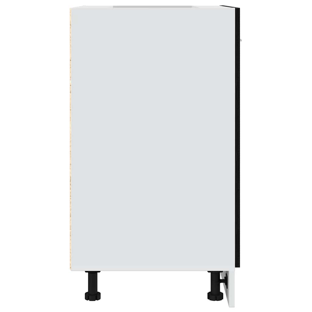 Alsószekrény fekete tölgy 60x46x81,5 cm forgácslap Alsószekrény fekete tölgy 60x46x81,5 cm forgácslap