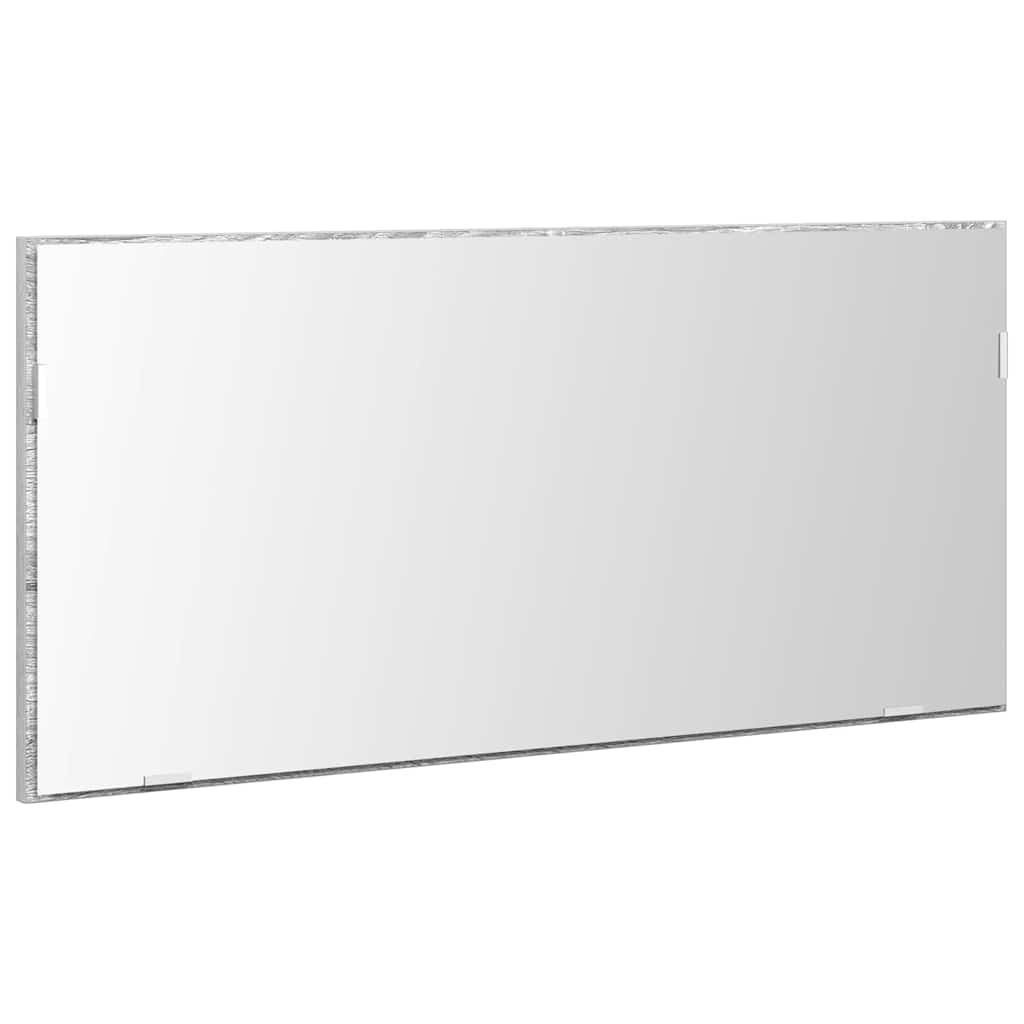 Tükör magas szürke sonoma 80 x 37 cm üveg és műszaki fa