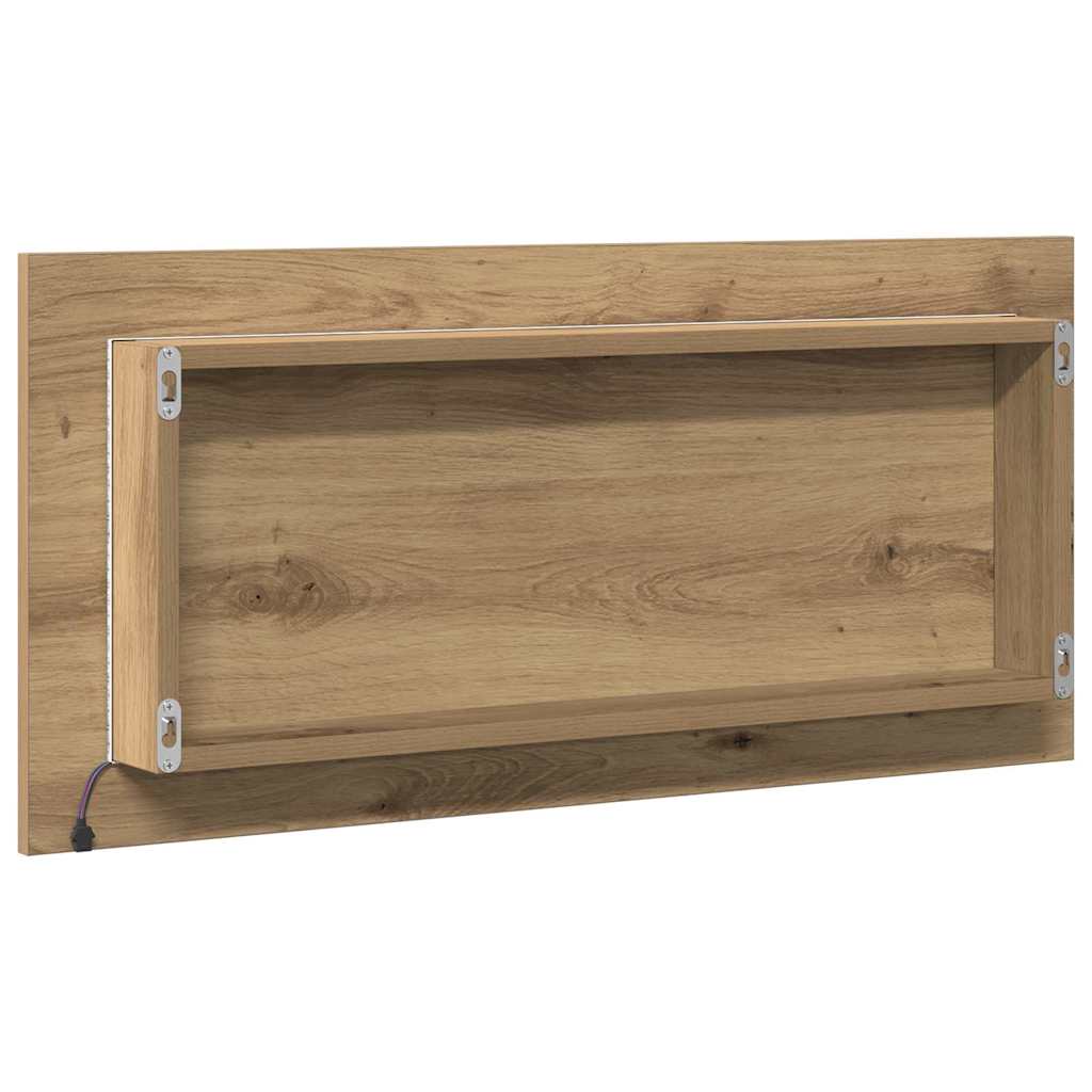 Tükör tükörrel kézműves tölgy 80 x 37 cm üveg és műszaki fa