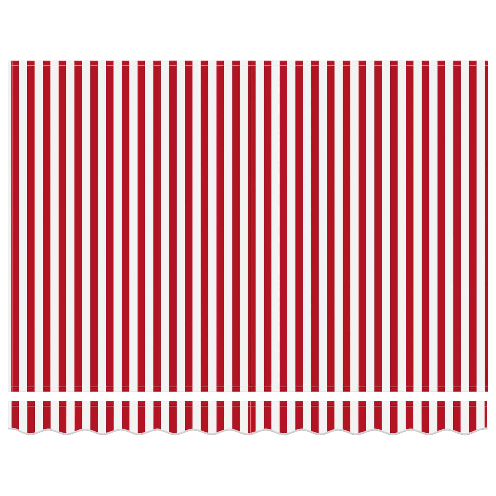 Napernyő anyag tartalmaz piros és fehér 300 x 250 cm poliészter