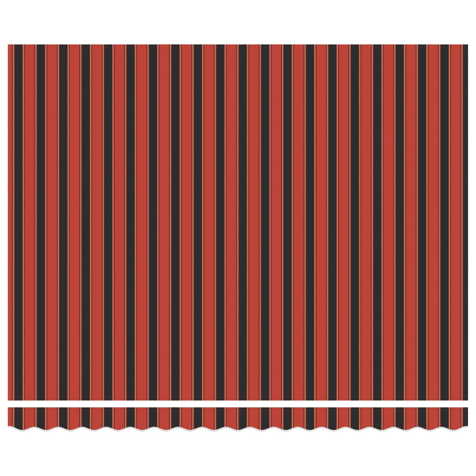 Napernyő anyag narancssárga és barna 350 x 250 cm poliészter