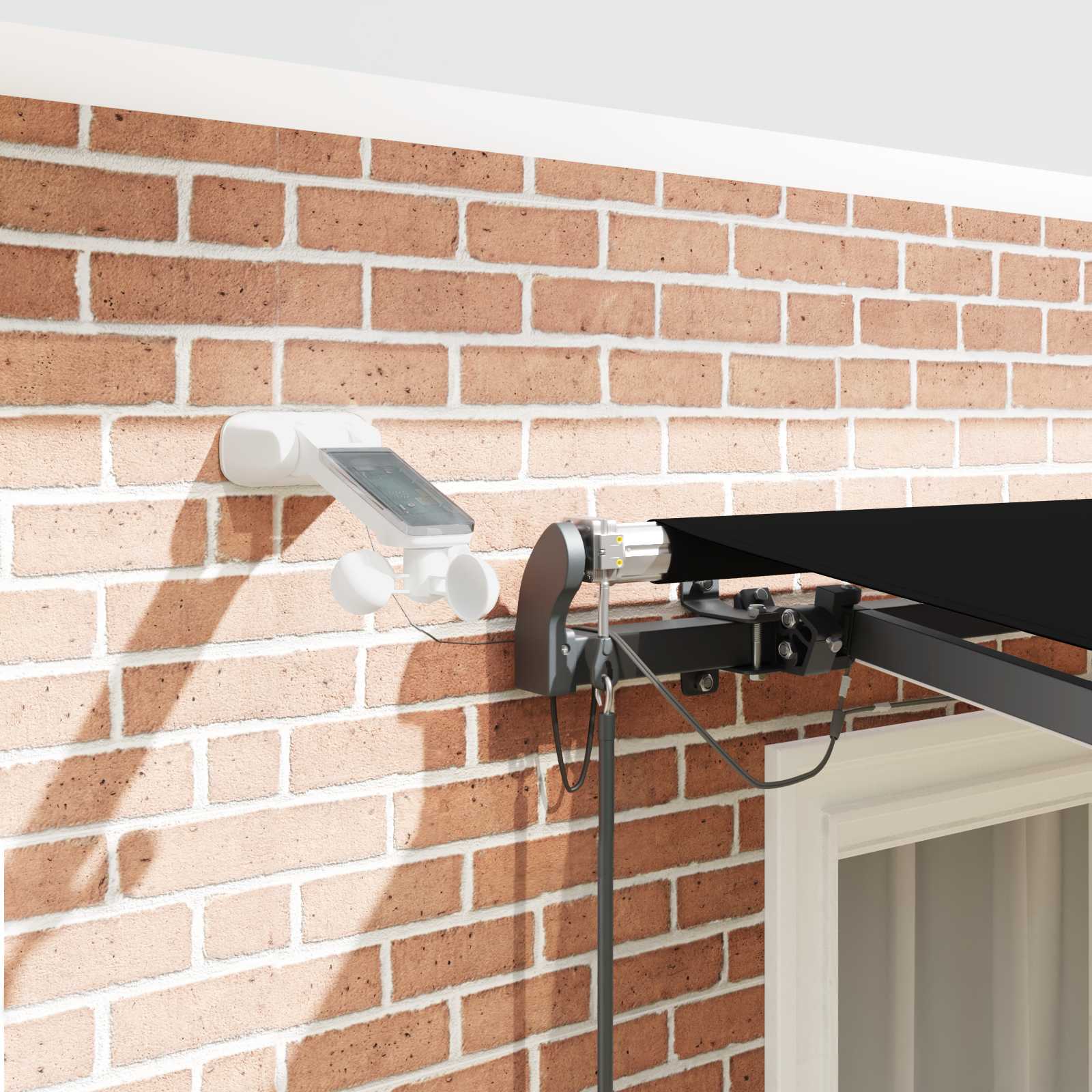 Napernyő anyag tartalmaz fekete 350 x 250 cm poliészter