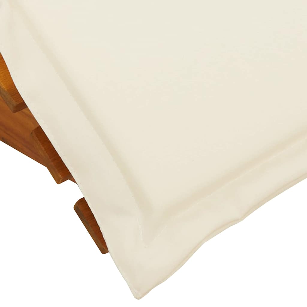 Napozó párnával 2-személy 2 pcs barna tömör akácfa