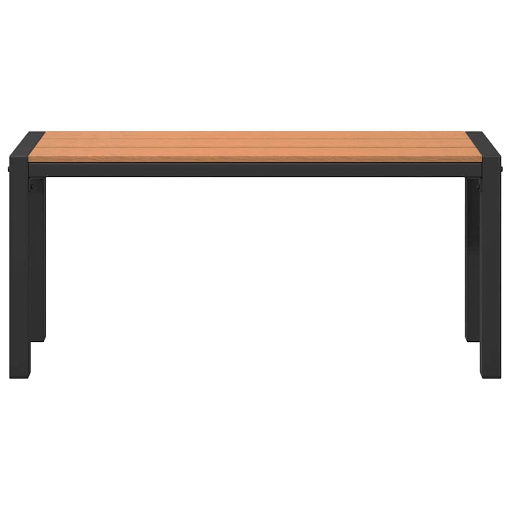 Kerti pad barna 100 x 28 x 45 cm acél