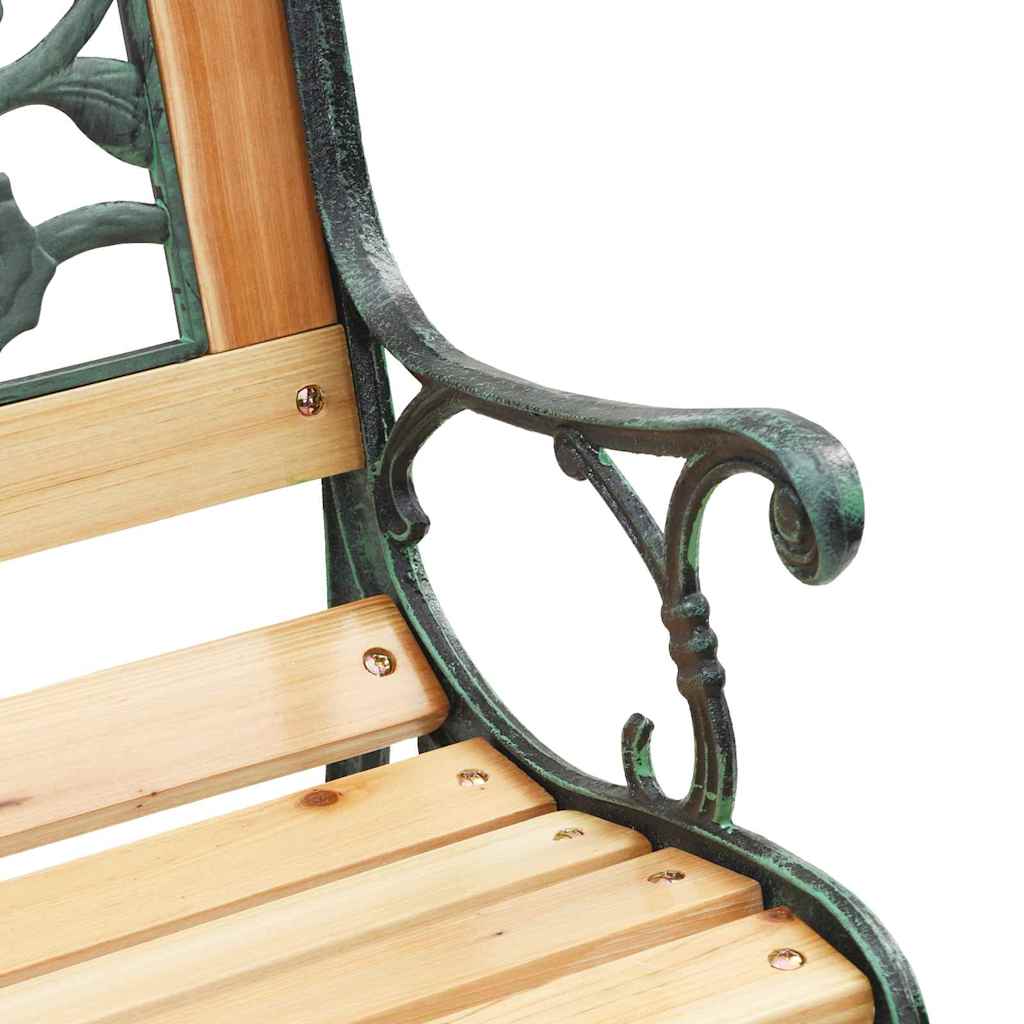 Kerti pad párnával barna 116 x 54 x 73 cm faszínű