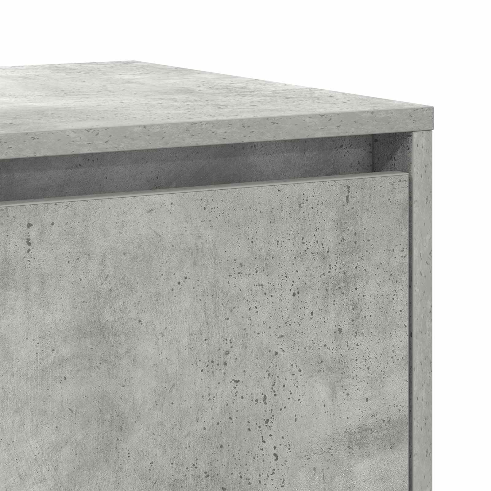 Széf beton szürke 135 x 41 x 75 cm faanyag