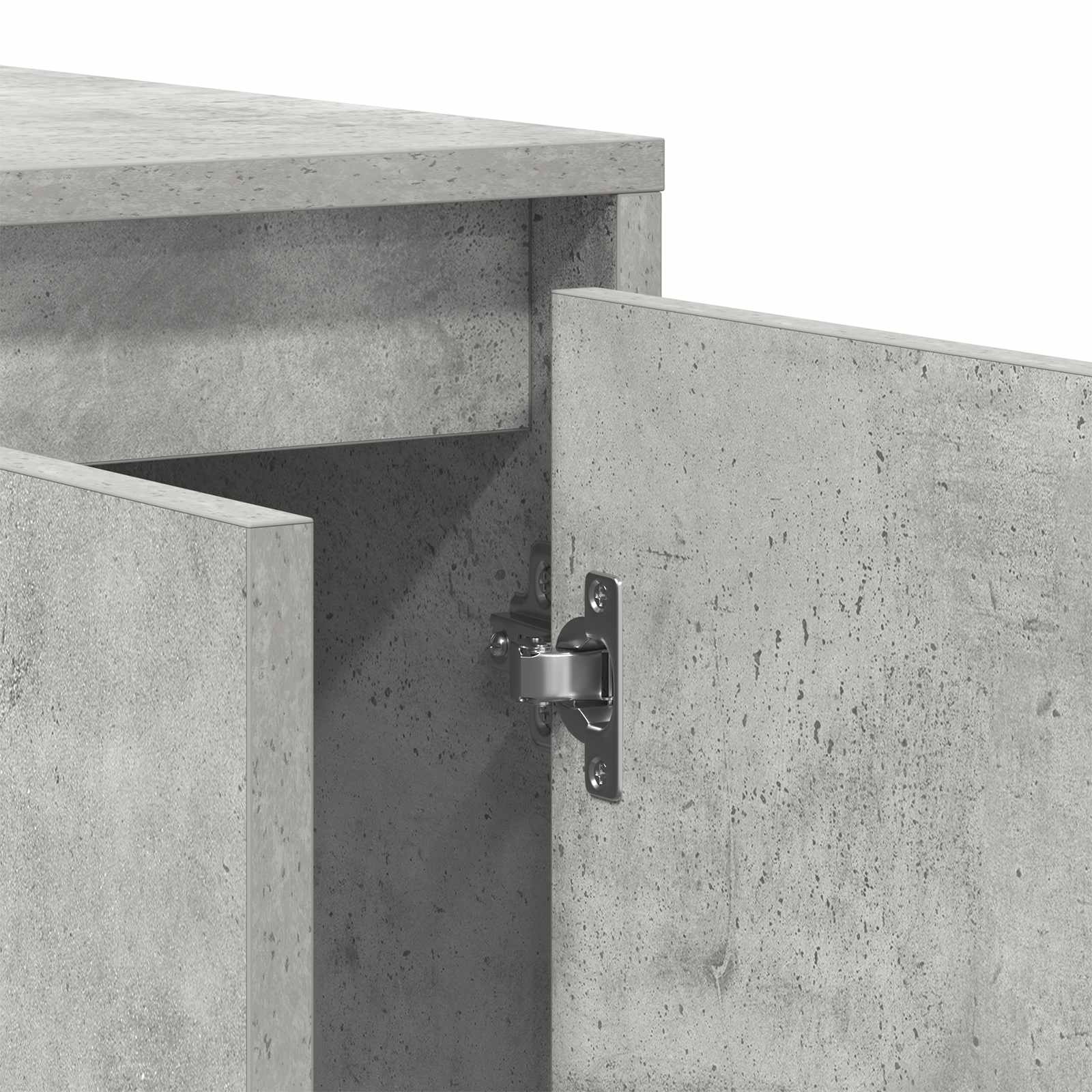 Széf beton szürke 135 x 41 x 75 cm faanyag